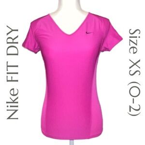 Nike FIT DRY - Embroidered Logo - Magenta - Size XS
